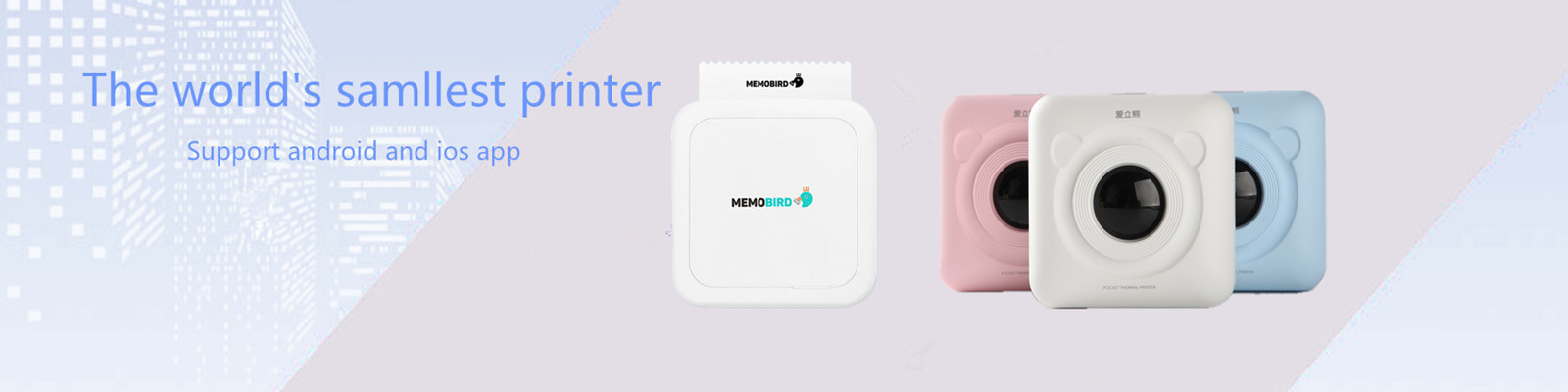 Portable Mini A4 Thermal Printer No Ink Printing for Phone PC Tattoo Transfer Stencil Maker with Thermal Rolls Folded Paper