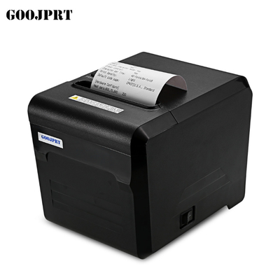 China Portable 80mm QR code thermal pos receipt printer with cutter supplier