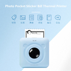 Printer Portable Bluetooth 4.0 Printer Photo Thermal Printer Phone Wireless Connection Printer 1200mAh Battery