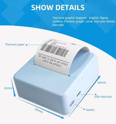 Portable 58mm Android Bluetooth Thermal barcode Printer P5A