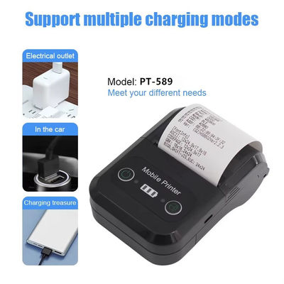58mmPortable Printer Mobile thermal printer Serila+USB+Bluetooth