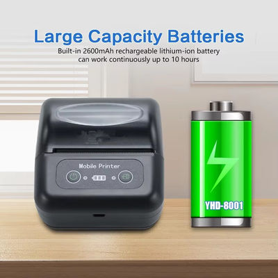 80mm portable bluetooth printer thermal receipt printer for mobile and laptop