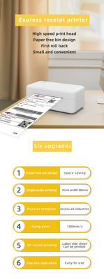 80mm Thermal Printer USB NFC Wireless Bluetooth Printer Shipping Express Mini Label Printer for Store Price Tag