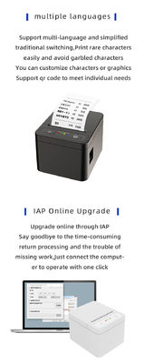 USB Bluetooth 3 Inch 20~80mm Thermal Label Barcode Printer For MAC OS Windows Android IOS