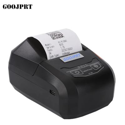 Portable 58mm thermal barcode  printer bluetooth label sticker printer