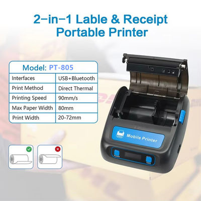 Portable 80mm Thermal Printer USB NFC Wireless Bluetooth Printer Shipping Express Mini Label Printer for Store Price Tag