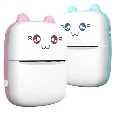 Printer Portable Bluetooth 4.0 Printer Photo Thermal Printer Phone Wireless Connection Printer 1200mAh Battery