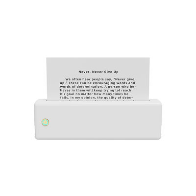 Portable Mini A4 Thermal Printer No Ink Printing for Phone PC Tattoo Transfer Stencil Maker with Thermal Rolls Folded Paper