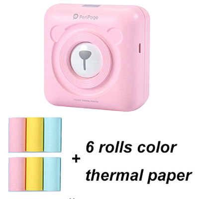 NEW Portable Bluetooth 4.2 Printer Phone Photo Pocket Sticker Bill Thermal Printer USB Micro Connector