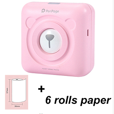 NEW Portable Bluetooth 4.2 Printer Phone Photo Pocket Sticker Bill Thermal Printer USB Micro Connector