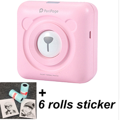 NEW Portable Bluetooth 4.2 Printer Phone Photo Pocket Sticker Bill Thermal Printer USB Micro Connector