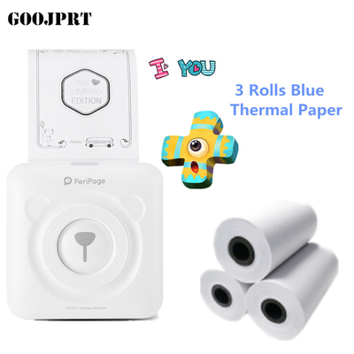 NEW Portable Bluetooth 4.2 Printer Phone Photo Pocket Sticker Bill Thermal Printer USB Micro Connector