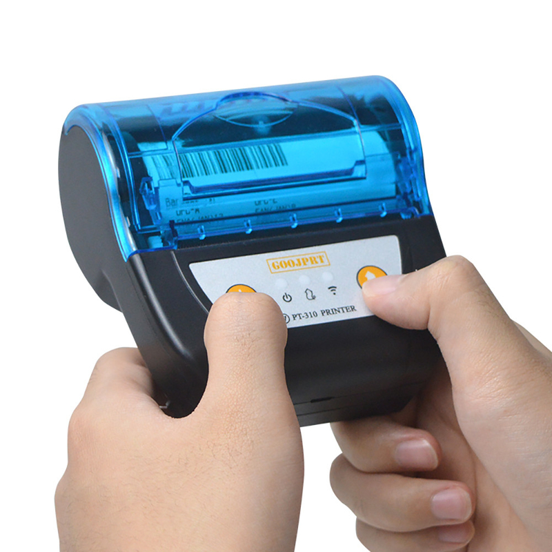 80mm Thermal Receipt Printer ESC/POS Command Compatible with Phone and Computer Wilress Bluetooth Thermal Printer