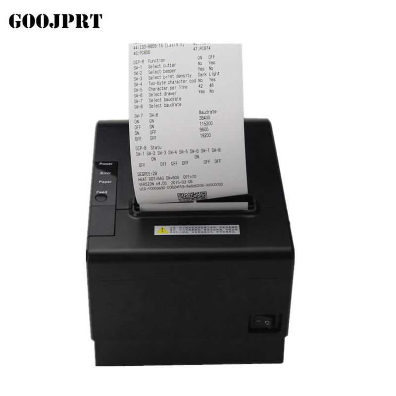Cheapest Bluetooth Ethernet USB POS 80MM POS80 thermal billing receipt printer with auto cutter andorid and win10