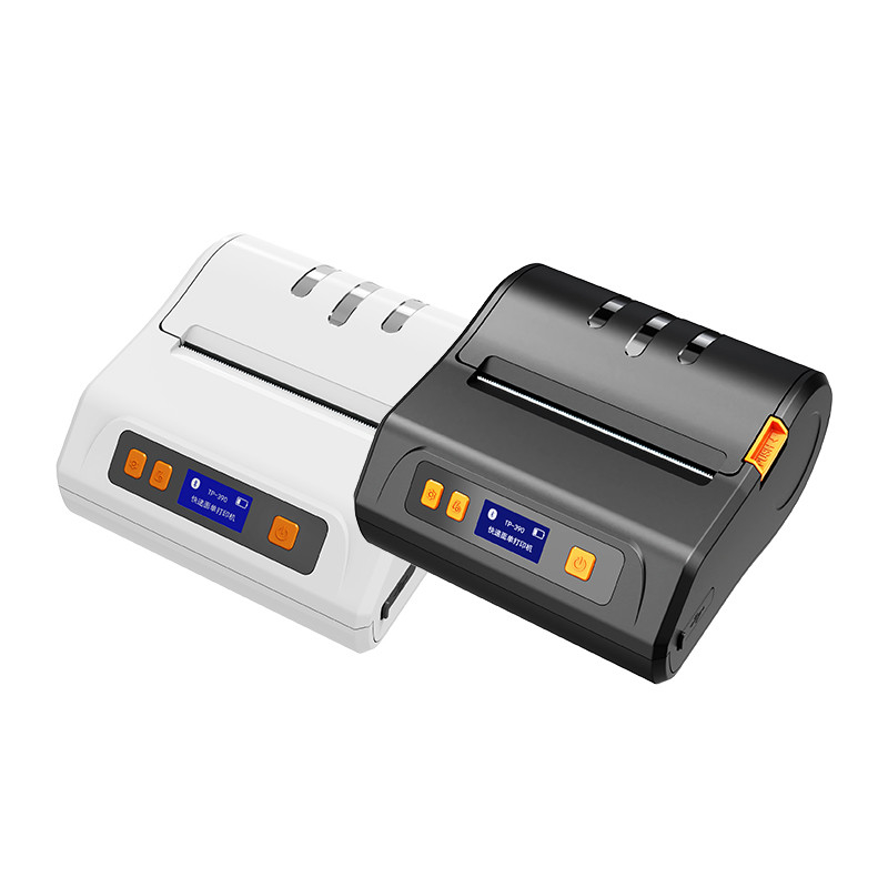 2-3 inch Portable Handheld Thermal Label Maker BT Barcode QR Code Sticker Plus 3 Rolls Blank White Label