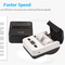 80mm Type-C Thermal Receipt Printer USB+Bluetooth Interface Portable Wireless Label Maker 2 in 1 Mini Thermal Printer supplier